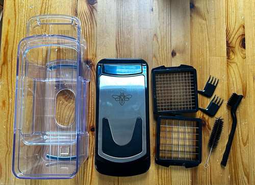 Vegetable chopper dicer with - dicer,